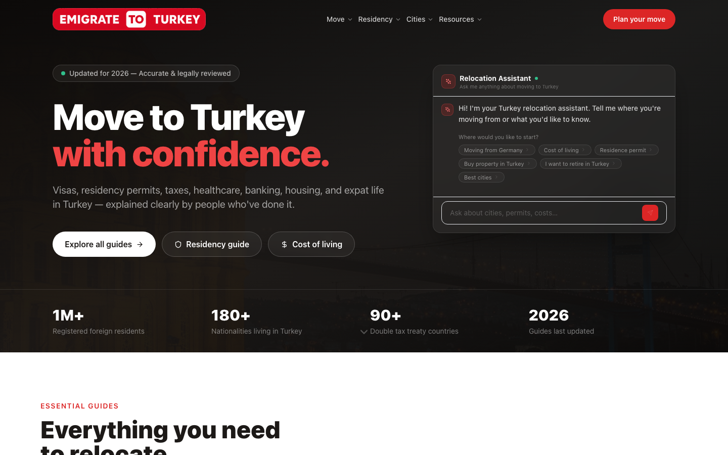 Emigrate to Turkey screenshot
