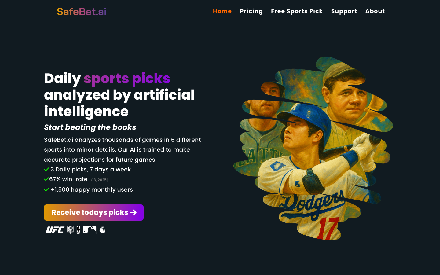 SafeBet.ai screenshot